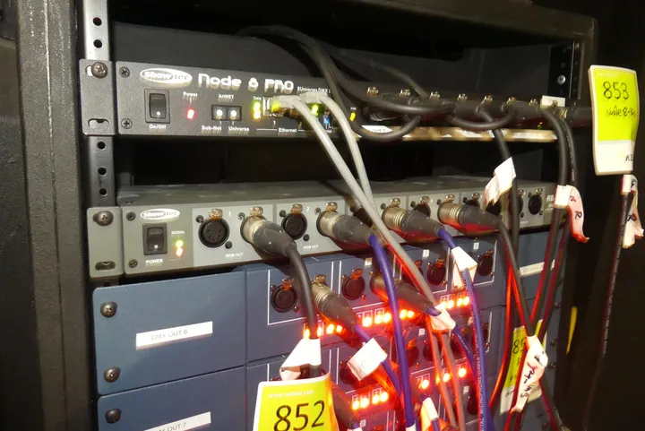 Showtec RDM-Splitter-Rack Modell: RB-6 Rack 6 Way RDM Booster